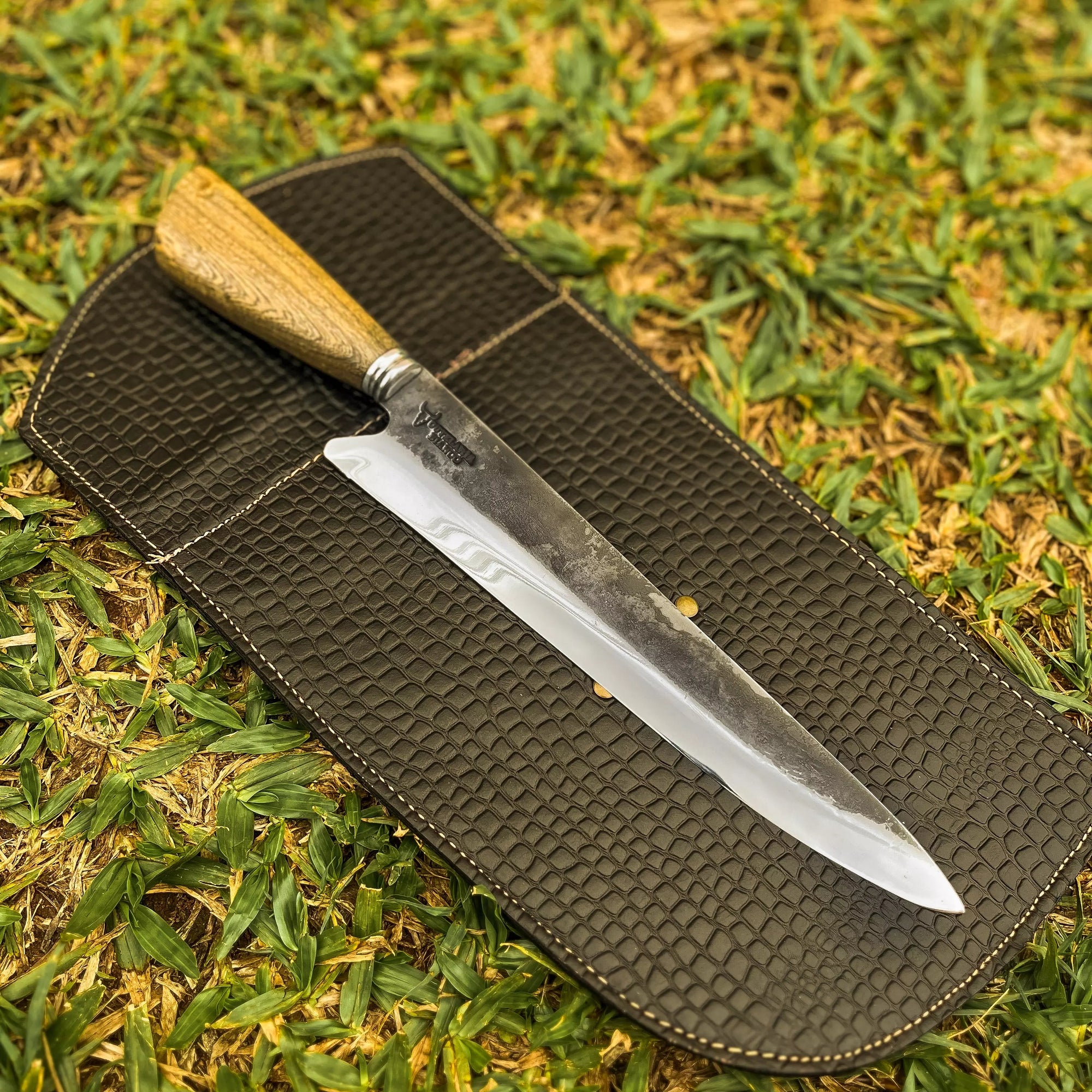 Faca Artesanal de Disco de Arado – Ideal para Churrasco e Culinária