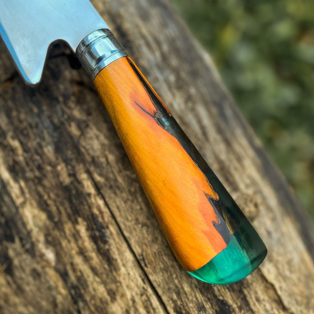 Faca artesanal - Coleção Chama Eterna - Especial para Churrasco e Culinária